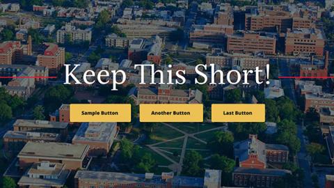 Example image of the Full-Width Callout widget, Homepage version.