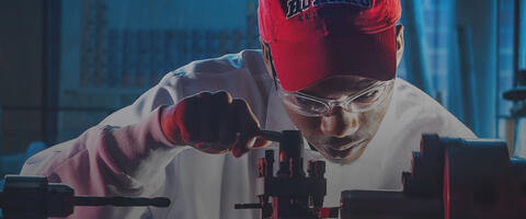 Student Conducting Research